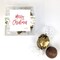 24 Pack Botanical Merry Christmas Candy Favor Cube Filled With Milk Chocolate Dubai Truffles For Gifting, Christmas Party Favors, Giveaways, Candy Buffets & More